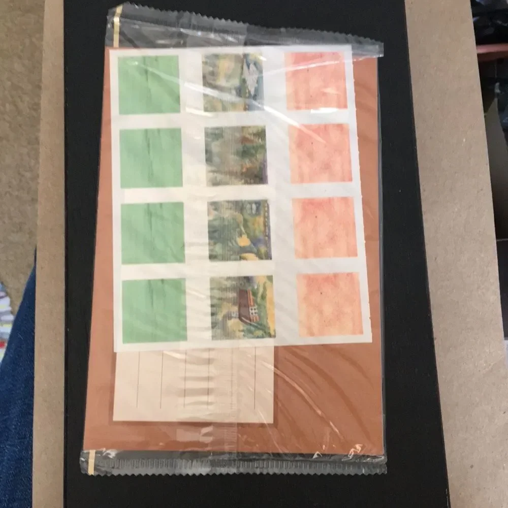 Pathways Sentiments Page Kit by Creative Memories green tan stickers paper mats